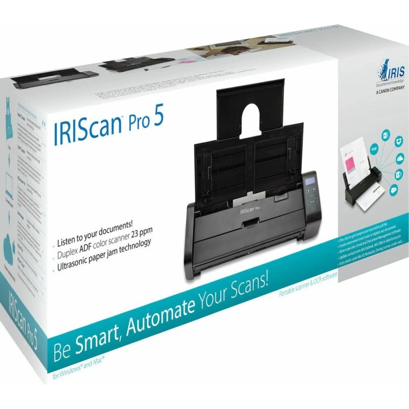 IRIS IRIScan Pro 5 Dokumentscanner, 23 ppm, A4, 600 dpi, USB/Bluetooth