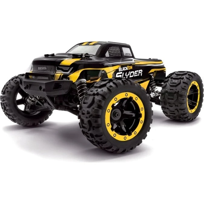 Blackzon Slyder MT 1/16 4WD Elektrisk Monstertruck - Gul