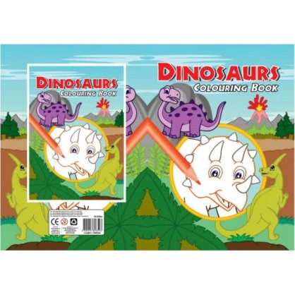 Vestergaard Group Malebog A4 Dinosaurer 16 sider