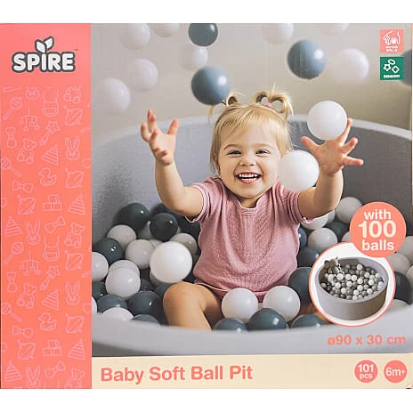 Spire blød boldpool med 100 legekugler