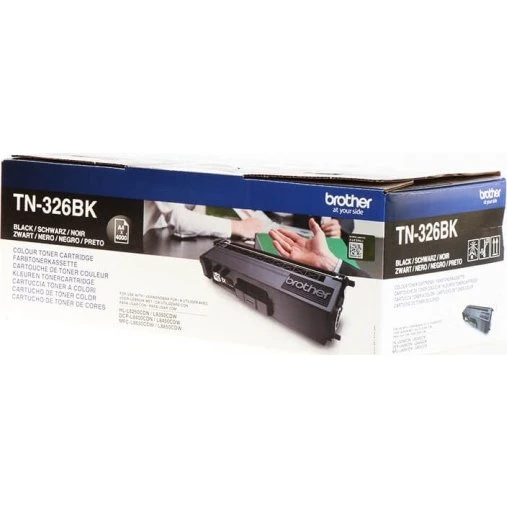 Brother TN-326BK Sort Toner, 4000 sider
