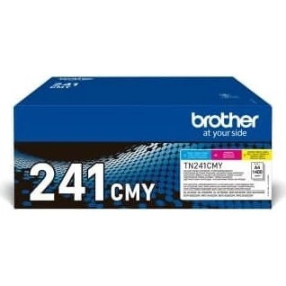 Brother TN241CMY 3-Pack Cyan, Magenta, Gul Toner