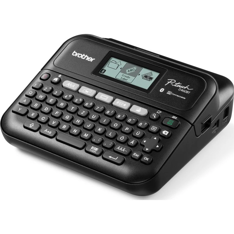 Brother P-Touch PT-D460BTVP Termisk Etikettemaskine, 18 mm, Sort