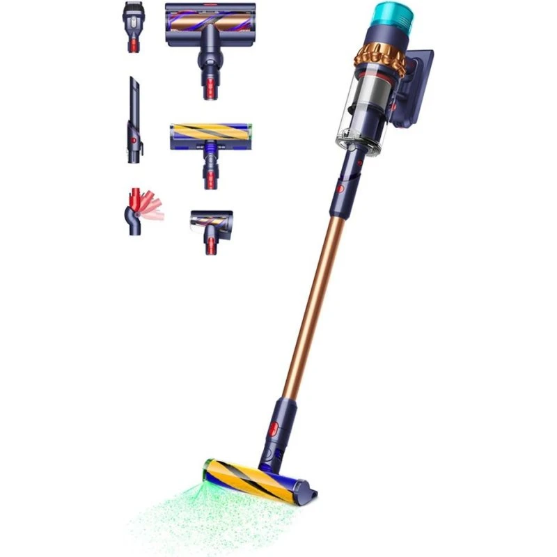 Dyson Gen5detect trådløs tørstøvsuger, blå/kobber, 280 W