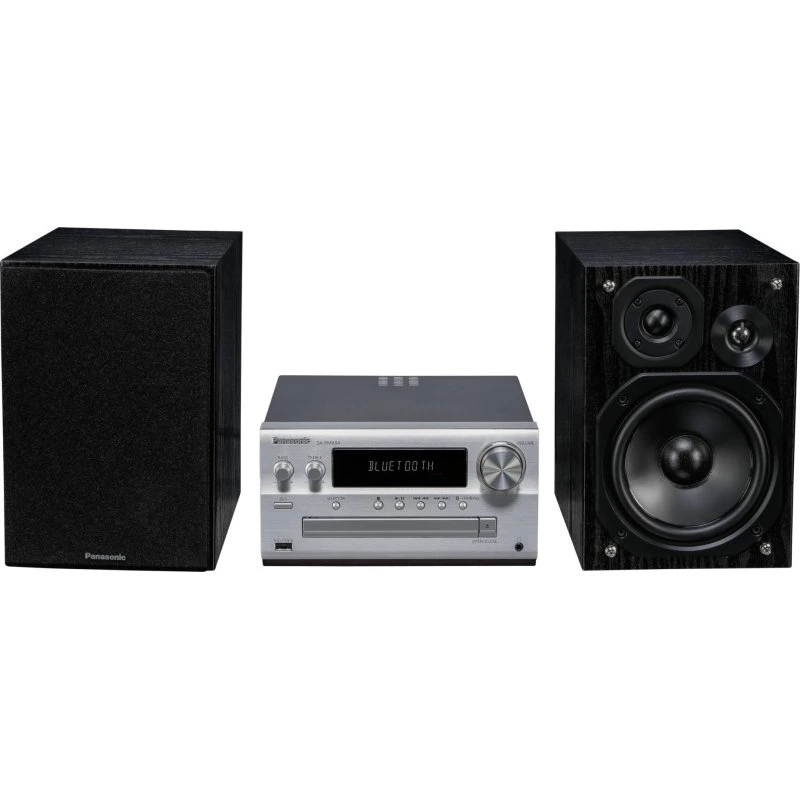 Panasonic SC-PMX94EG-S Stereoanlæg med Bluetooth, 120W, sølv