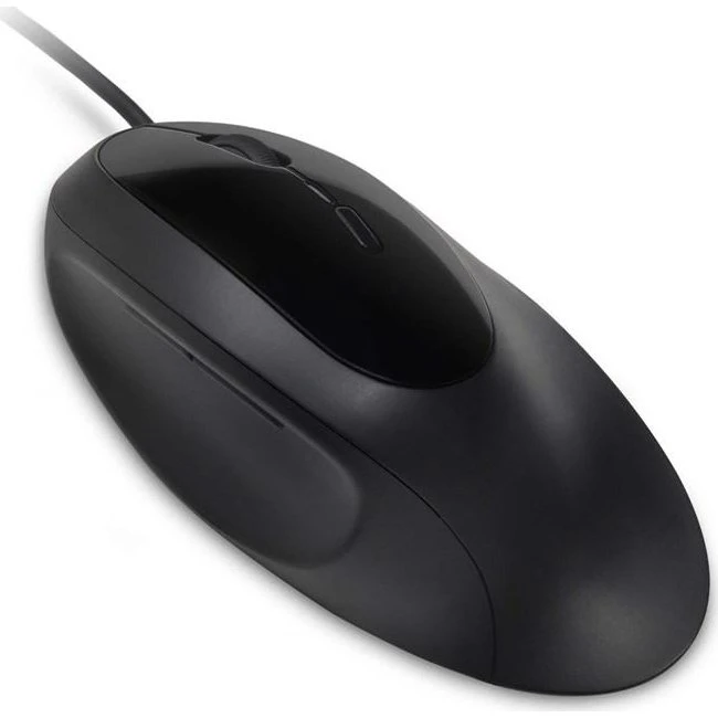 Kensington Pro Fit Ergo Kabelført Mus - 5 Knapper - Sort