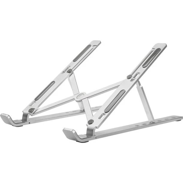 Desire2 X-Form Aluminium Laptopstander, Sølv, 6 Højdeniveauer