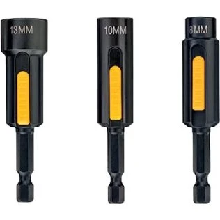 DeWalt 3-Pak Magnetisk Hex-Sokkelbit 8/10/13mm