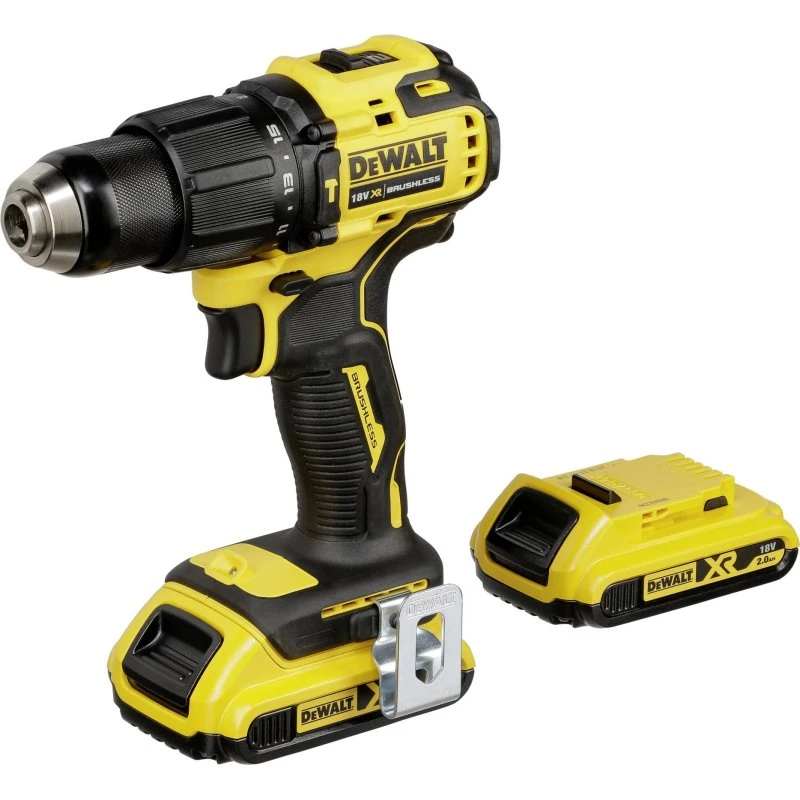 DeWALT DCD709D2T 18V Slagboremaskine med 2 batterier