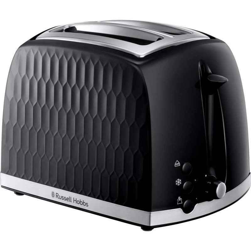 Russell Hobbs Honeycomb Brødrister 2-slice Sort