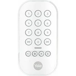 Yale Keypad AL-KP-1A-W, Trådløst Kodepanel, Hvid, 1 km Rækkevidde
