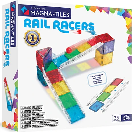 Magna-Tiles magnetisk byggesæt 33 dele – kuglebane