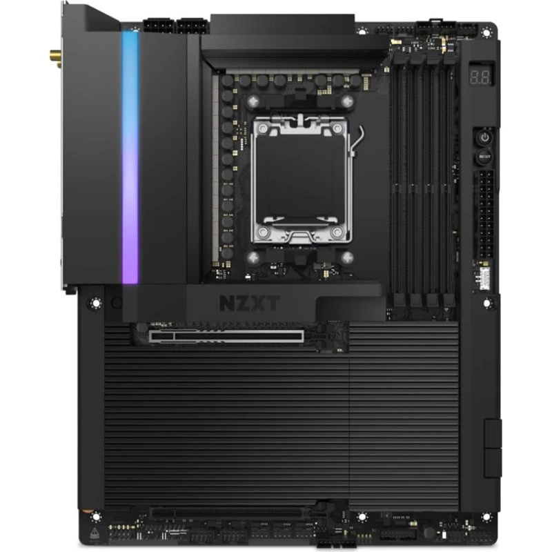 NZXT N9 X870E ATX AM5, DDR5, PCIe 5.0, Wi-Fi 7, Sort