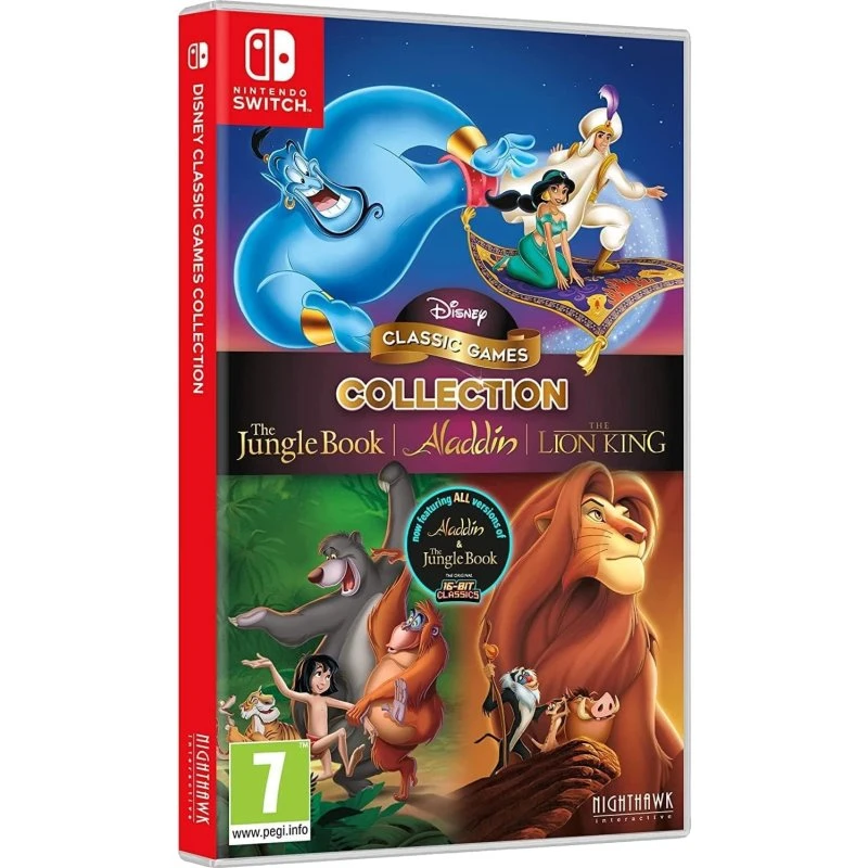 Disney Classic Games Collection: Jungle Book, Aladdin & Lion King – Nintendo Switch