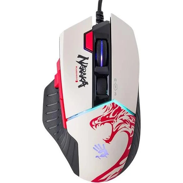 A4Tech Bloody W95 Max Ergonomisk Gaming Mus med RGB, USB 2.0