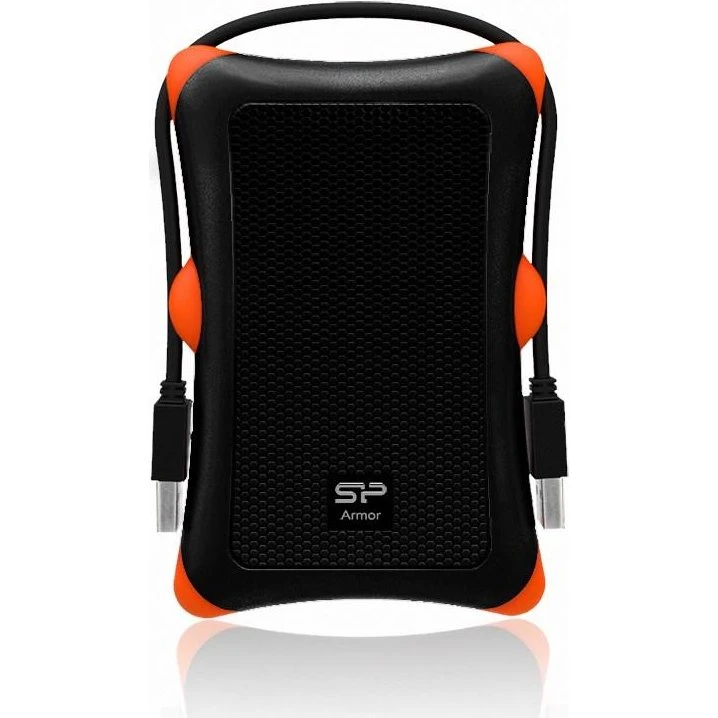 Silicon Power Armor A30 2 TB Ekstern Harddisk Sort