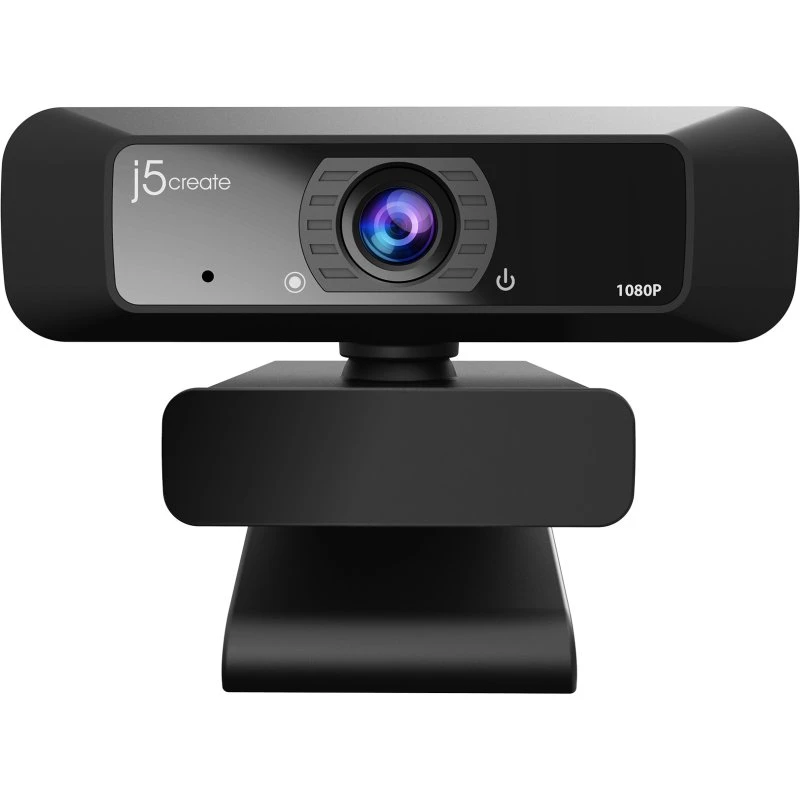 j5create JVCU100 HD Webcam med 360° rotation, sort