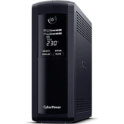 CyberPower VP1600EILCD 1600VA/960W UPS med 8 udtag