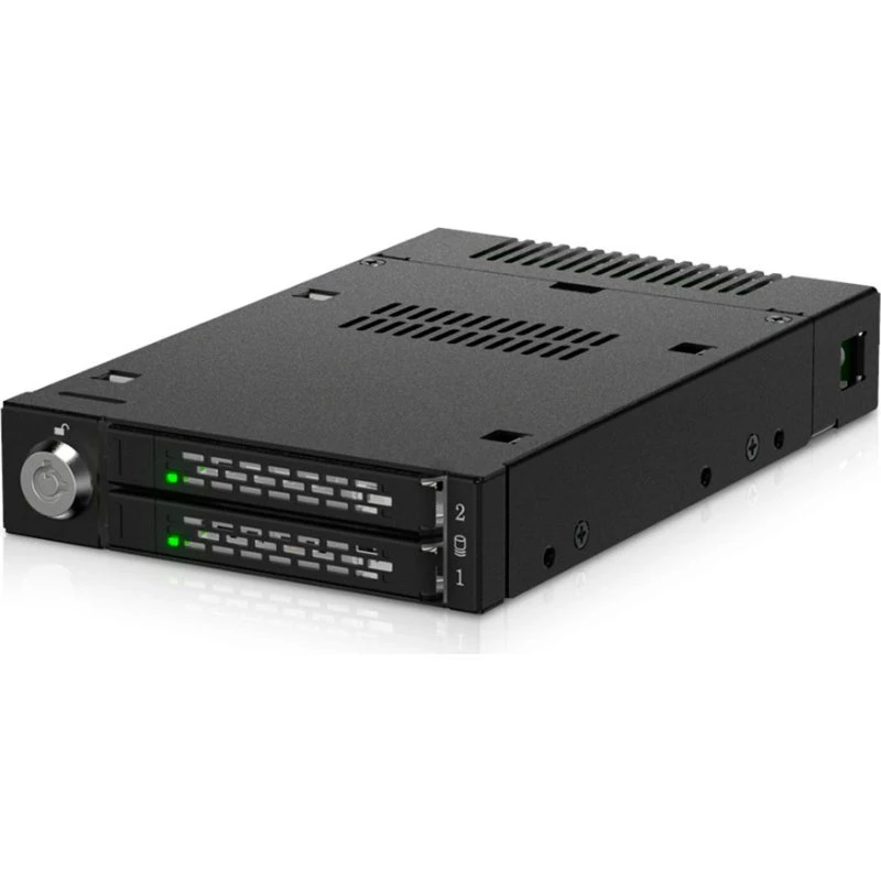 Icy Dock ToughArmor MB834MK-B V2 M.2 SSD Rack, Sort