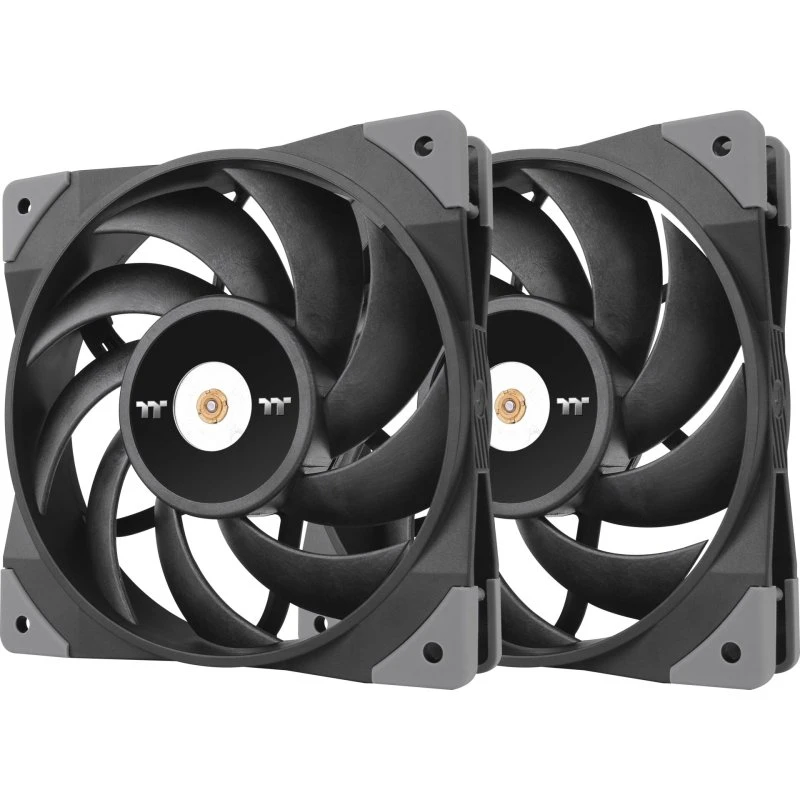 Thermaltake TOUGHFAN 12 120 mm 2-pak Sort