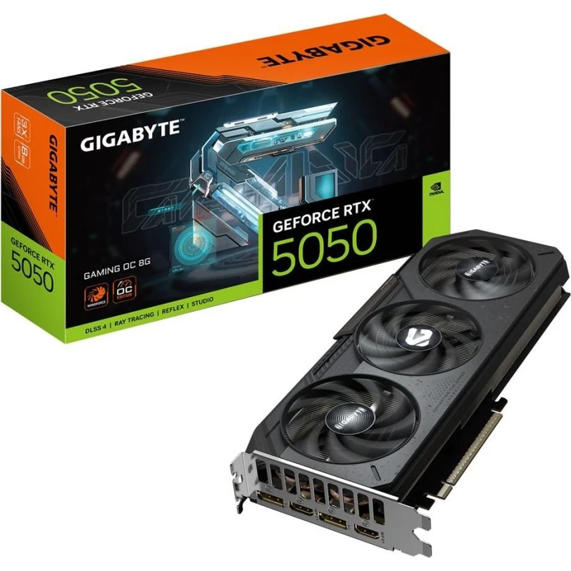 Gigabyte GeForce RTX 5050 Gaming OC 8GB GDDR6, PCIe 5.0