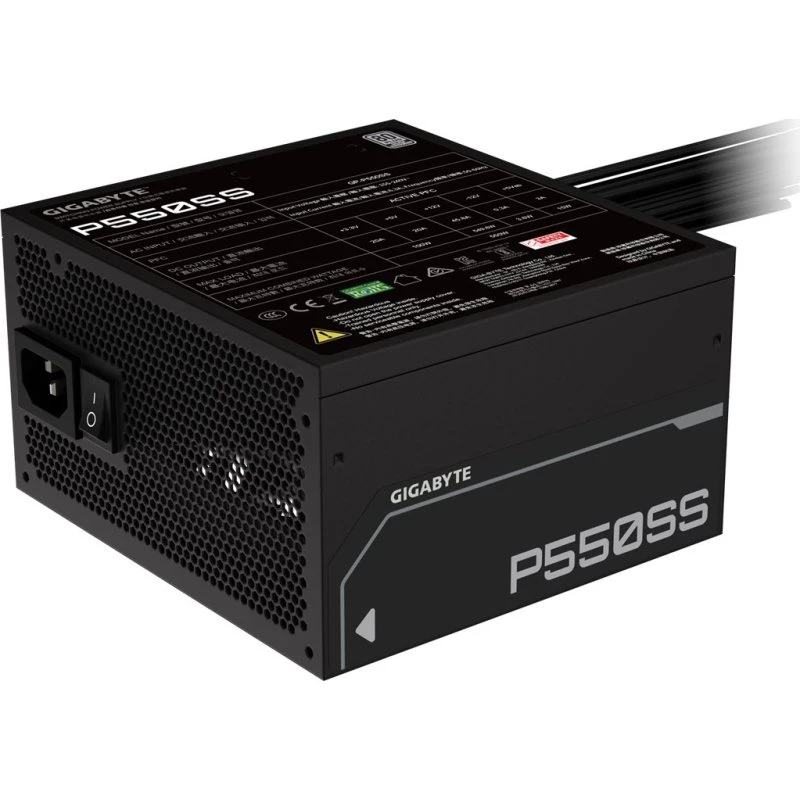 Gigabyte P550SS 550W 80 PLUS Silver Strømforsyning