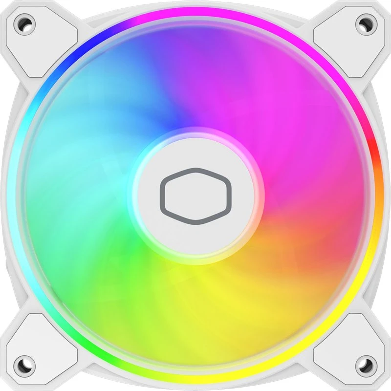 Cooler Master MasterFan MF120 HALO² Hvid 120 mm