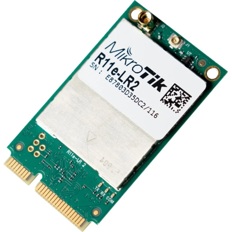 MikroTik R11e-LR2 LoRa miniPCI-e Kort – 2,4 GHz, 4x RX, 1x TX, 2 W