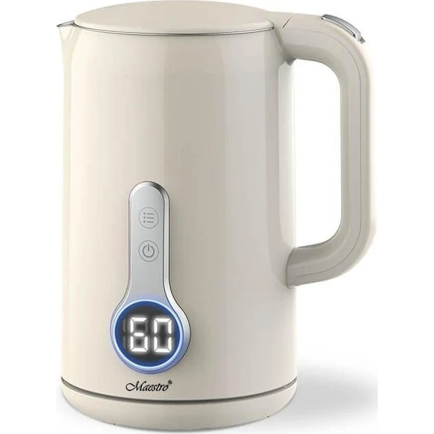 Maestro MR-025 Elkedel 1,7 L Ivory med temperaturstyring