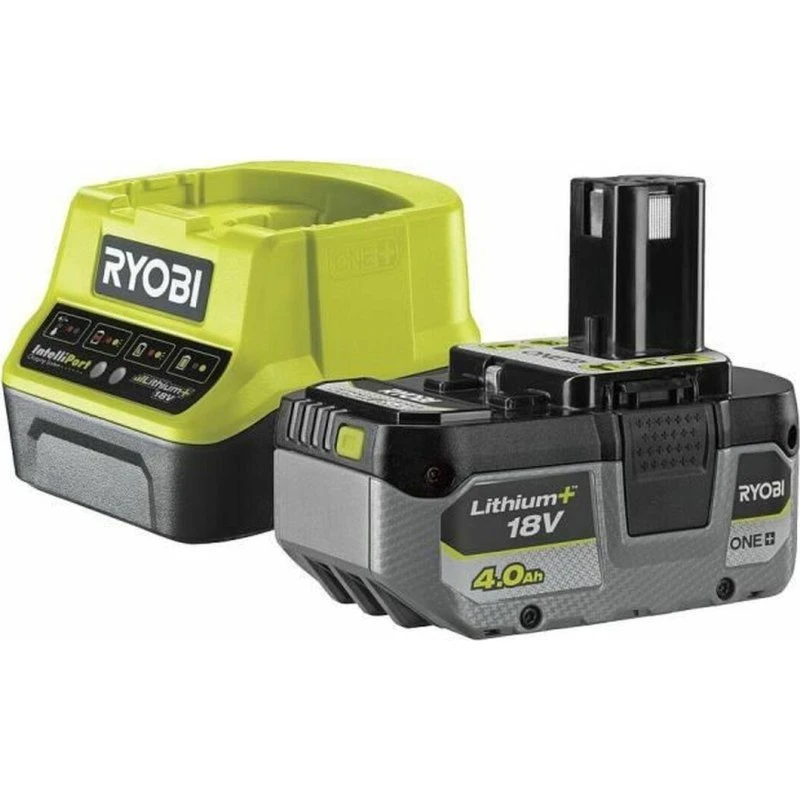 Ryobi 18 V 4,0 Ah Li-Ion Batteri & Oplader (5133005091)