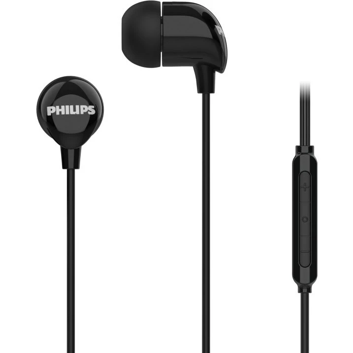 Philips TAE2146BK In-Ear Hørlurar med USB-C og Mikrofon, Sort