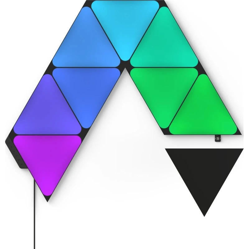 Nanoleaf Shapes Starter Kit 9 Paneler Ultra Black