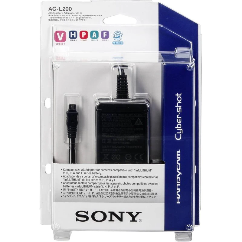 Sony AC-L200 Strømforsyningsadapter til FDR-AX45, HXR-NX80 og PXW-Z90
