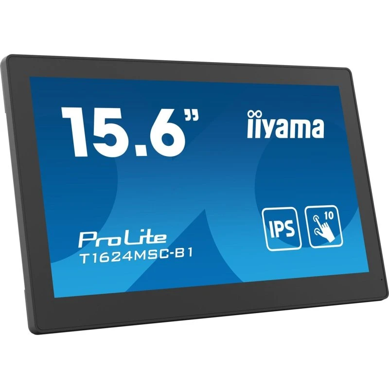 iiyama ProLite T1624MSC-B1 15,6" Full HD Touchskærm, IPS, sort