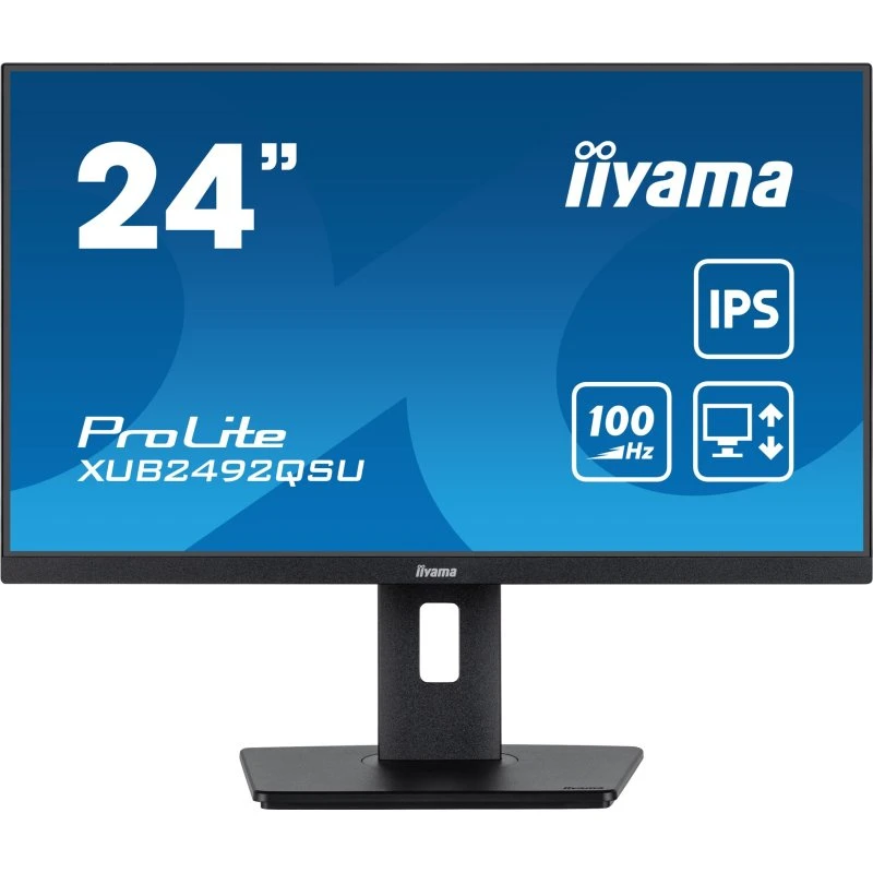iiyama ProLite XUB2492QSU-B1 24" IPS 2560x1440 QHD 100Hz Sort