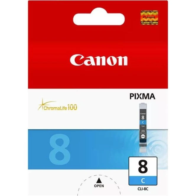 Canon CLI-8C Cyan Blækpatron, 13 ml