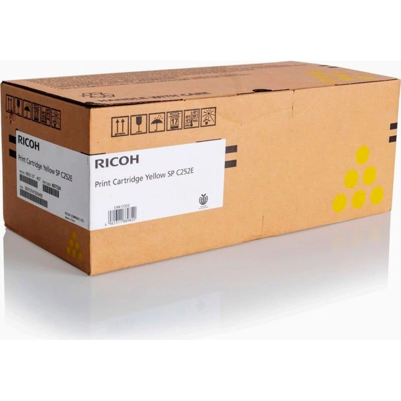 Ricoh 407534 Gul Tonerpatron (4000 sider)