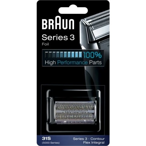Braun Series 3 31S Følieforsyning Sølv