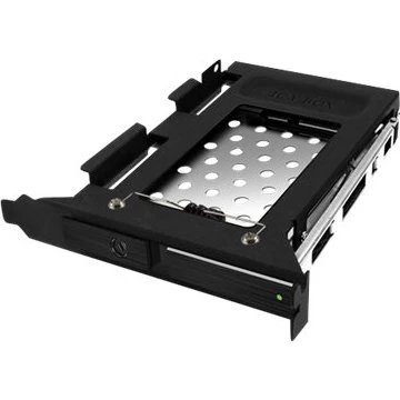 Icy Box IB-2207StS Mobilrack, Sort, 2,5" SATA, Hot-Swap