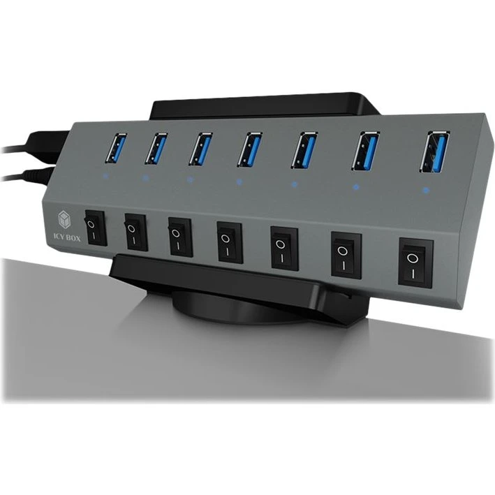 RaidSonic ICY BOX IB-MSA106-HH USB-hub monteringssæt, sort