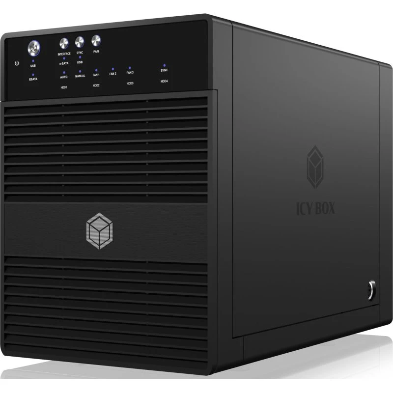 ICY BOX IB-3640SU3 4-Bay SATA Harddiskkabinet med USB 3.0