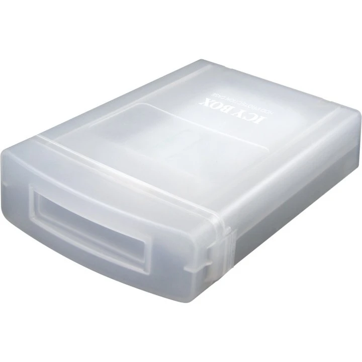 ICY BOX IB-AC602a 3,5" HDD-beskyttelsesetui, transparent, støv- og vandtæt