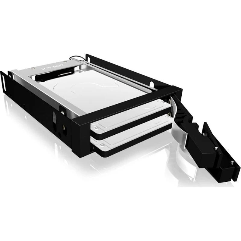 Icy Box IB-2227StS 2.5" SATA HDD/SSD Kabinet, Sort