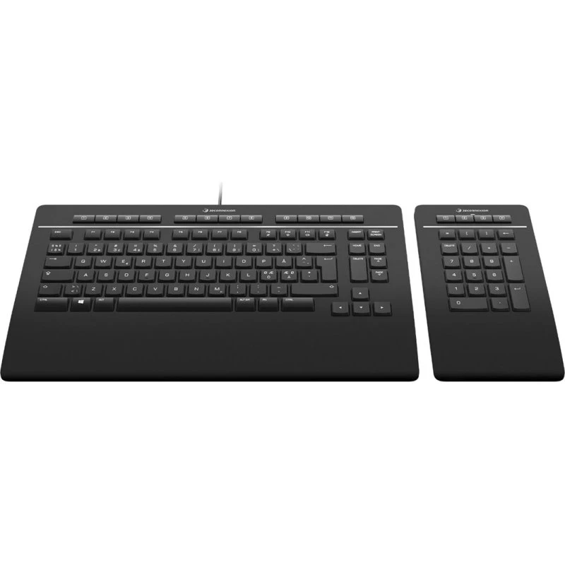 3Dconnexion Pro Numpad Tastatur & Numerisk Sæt, Nordisk, Sort
