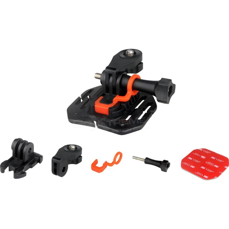 Easypix GoXtreme Helmet Mount, klæbende beslag, sort