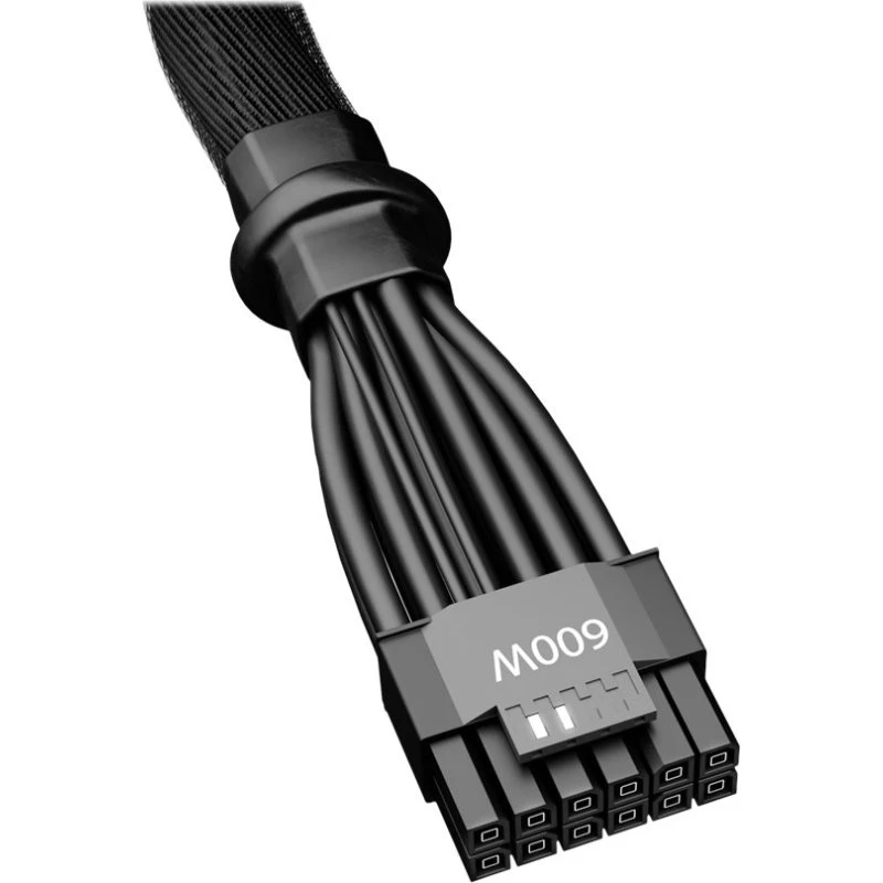 be quiet! 12VHPWR Adapterkabel 60cm Sort