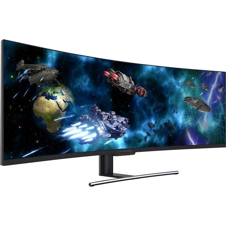 LC-Power 49" QLED Buet Gaming Skærm 3840x1080 144Hz