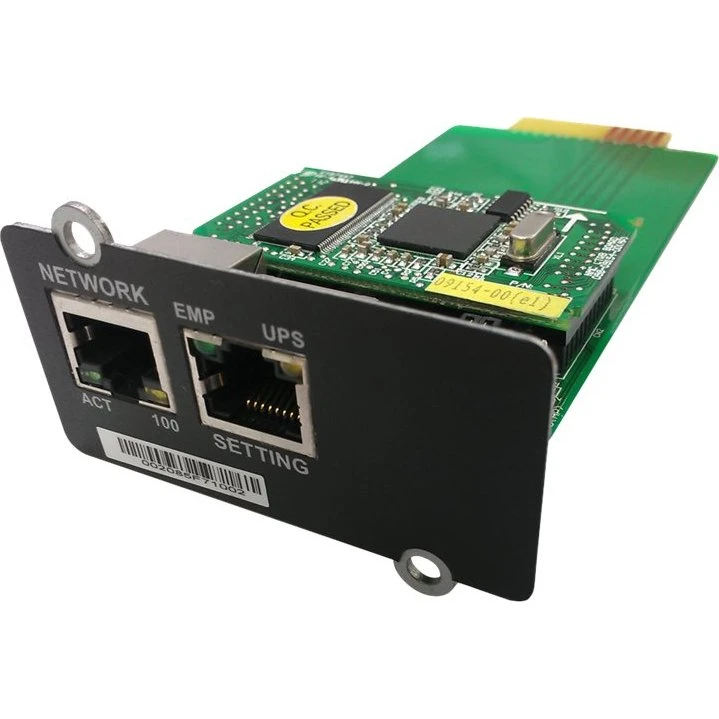 PowerWalker BlueWalker NMC Card, 10/100 Ethernet, sort