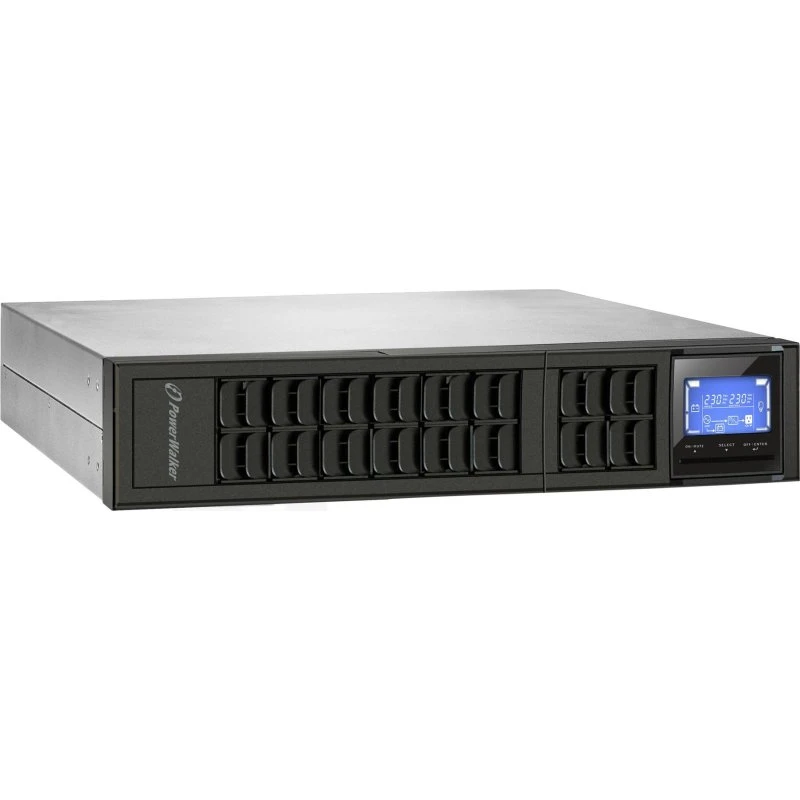 PowerWalker VFI 3000 CRM LCD 3 kVA - DoBBELT Konvertering UPS
