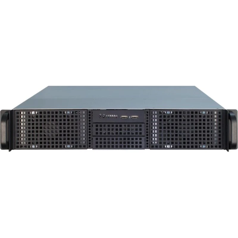 Inter-Tech IPC 2U-20248 2U Rackkabinet, Sort, Udvidet ATX